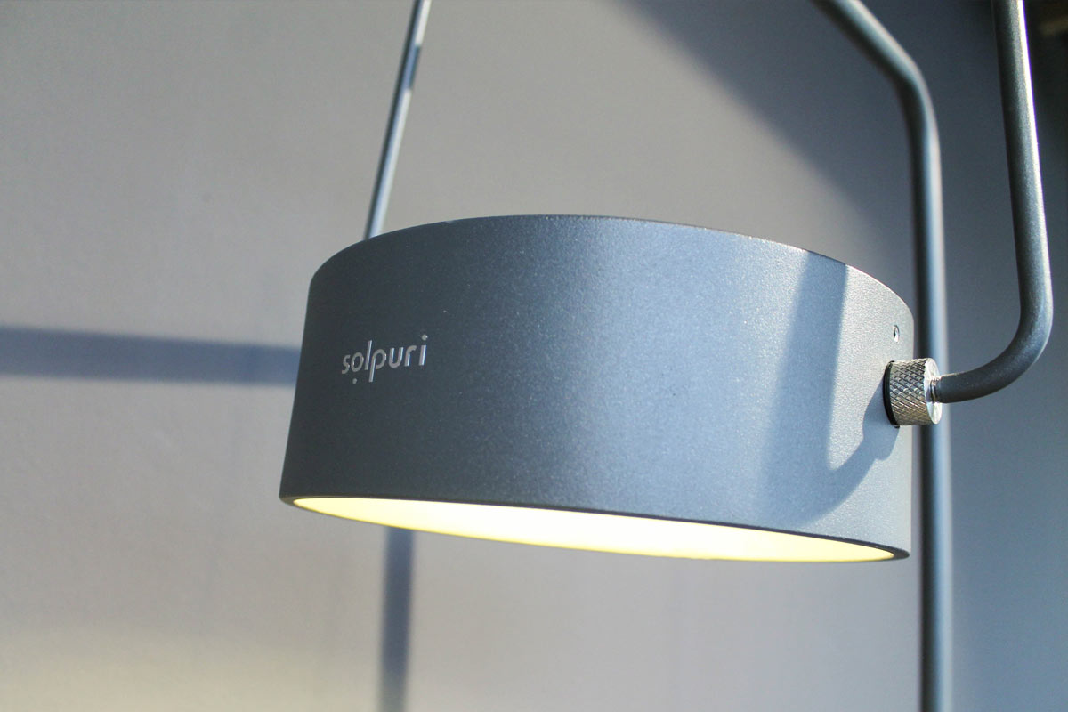 Outdoor-Pendelleuchte Moon inkl. Ständer Midi von Solpuri